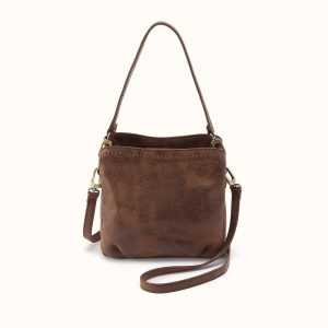 Starr Convertible Shoulder In Buffed Leather - Mocha