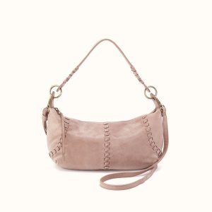 Opal Mini Shoulder in Buffed Leather - Hazel