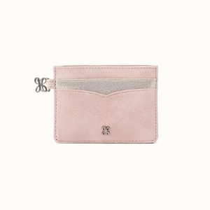 Charmed Card Case In Buffed Leather - Blossom