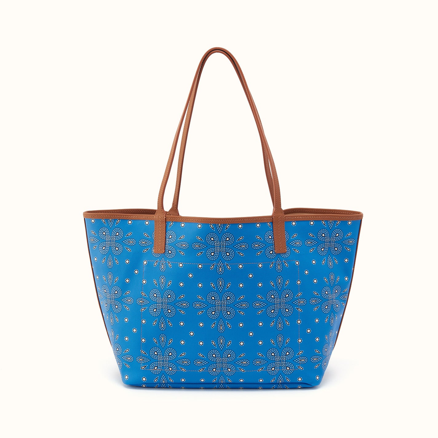 All That Tote In Coated Canvas - Blue Journey Bandana - Image 3