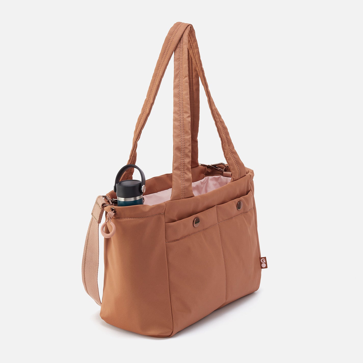 ALL IN ONE Tote in CaRefiber recycled nylon - Dune - Image 6