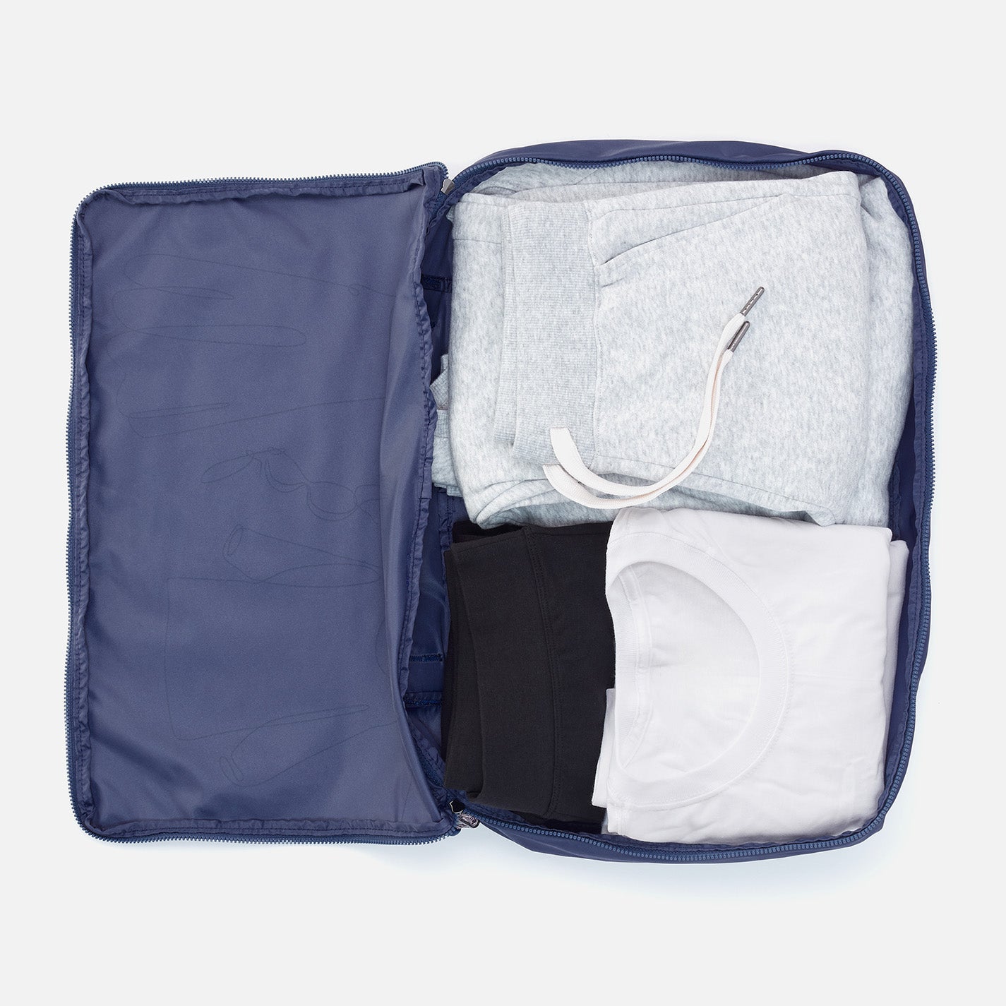 SET TO GO Packing Cube Large in CaRefiber recycled nylon - Dune - Image 3