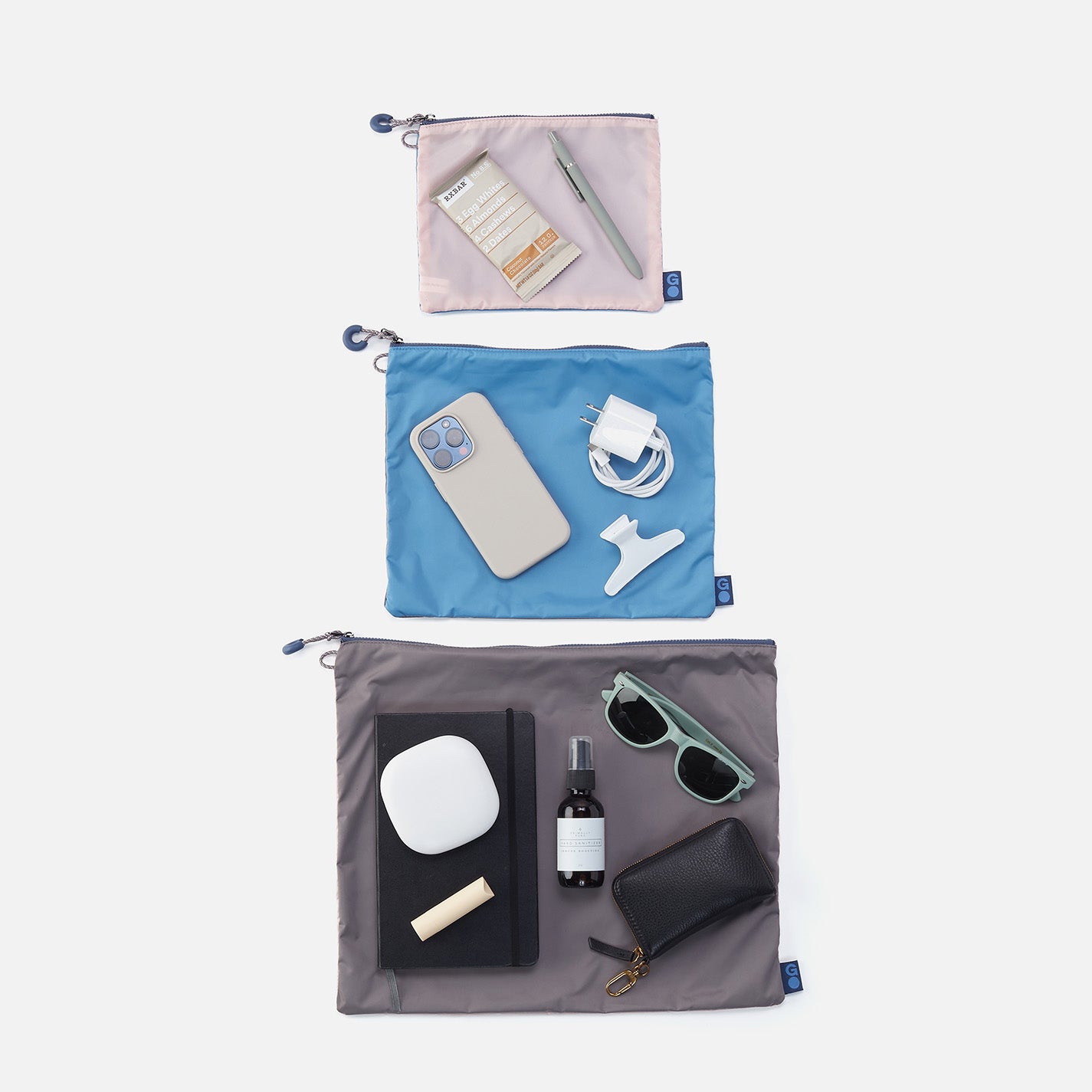 TAKE IT EASY Wristlet Set in PackLite Nylon - Poly Hue - Image 3