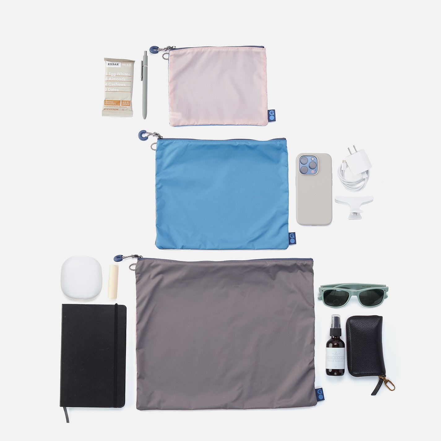 TAKE IT EASY Wristlet Set in PackLite Nylon - Poly Hue - Image 5