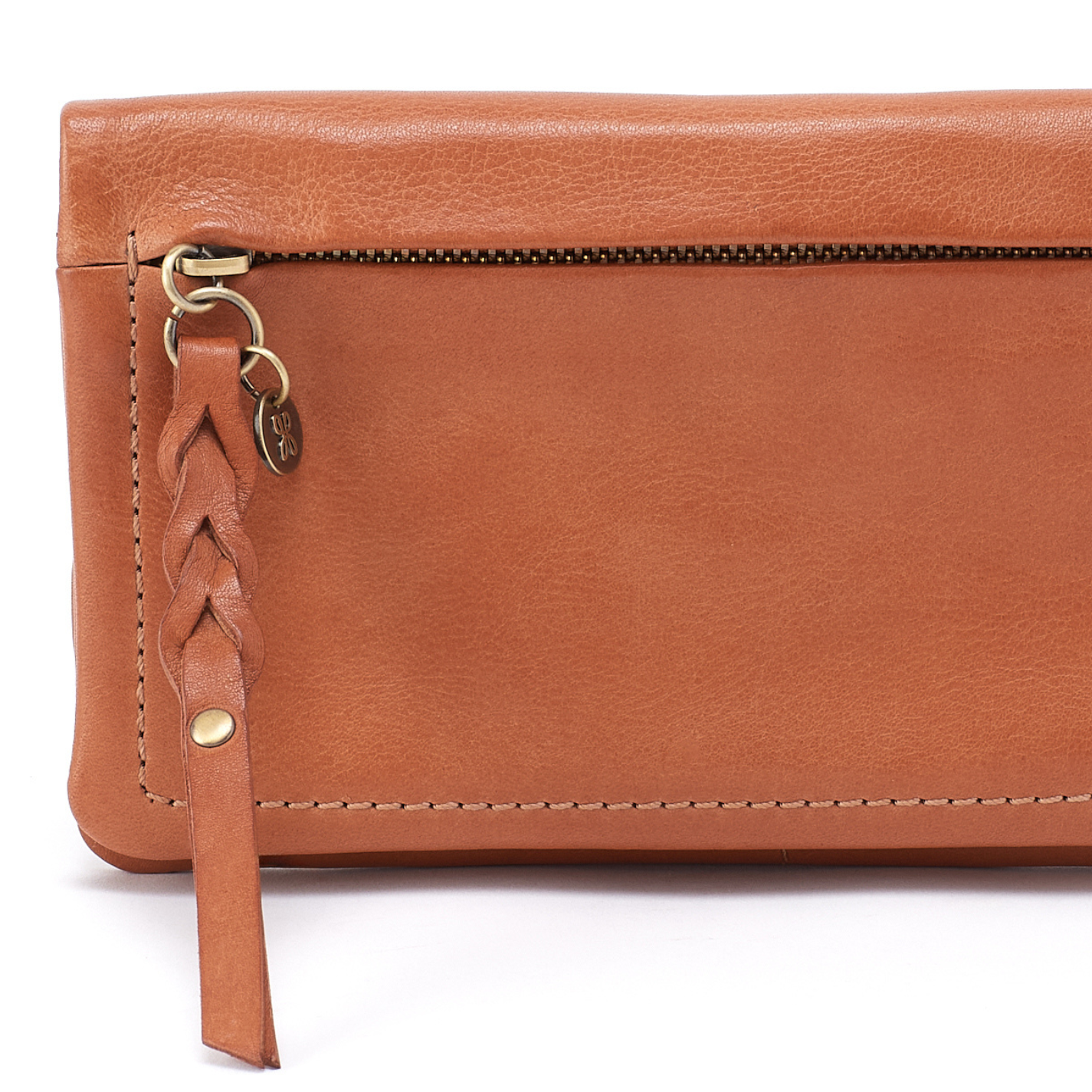 Lumen Continental Wallet in Washed Leather - Harvest Wheat - Image 3