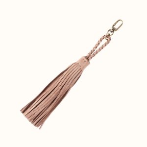 Ziggy Tassel Swag in Buffed Leather - Hazel