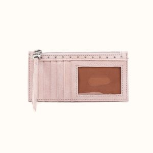Carte Card Case In Buffed Leather - Blossom