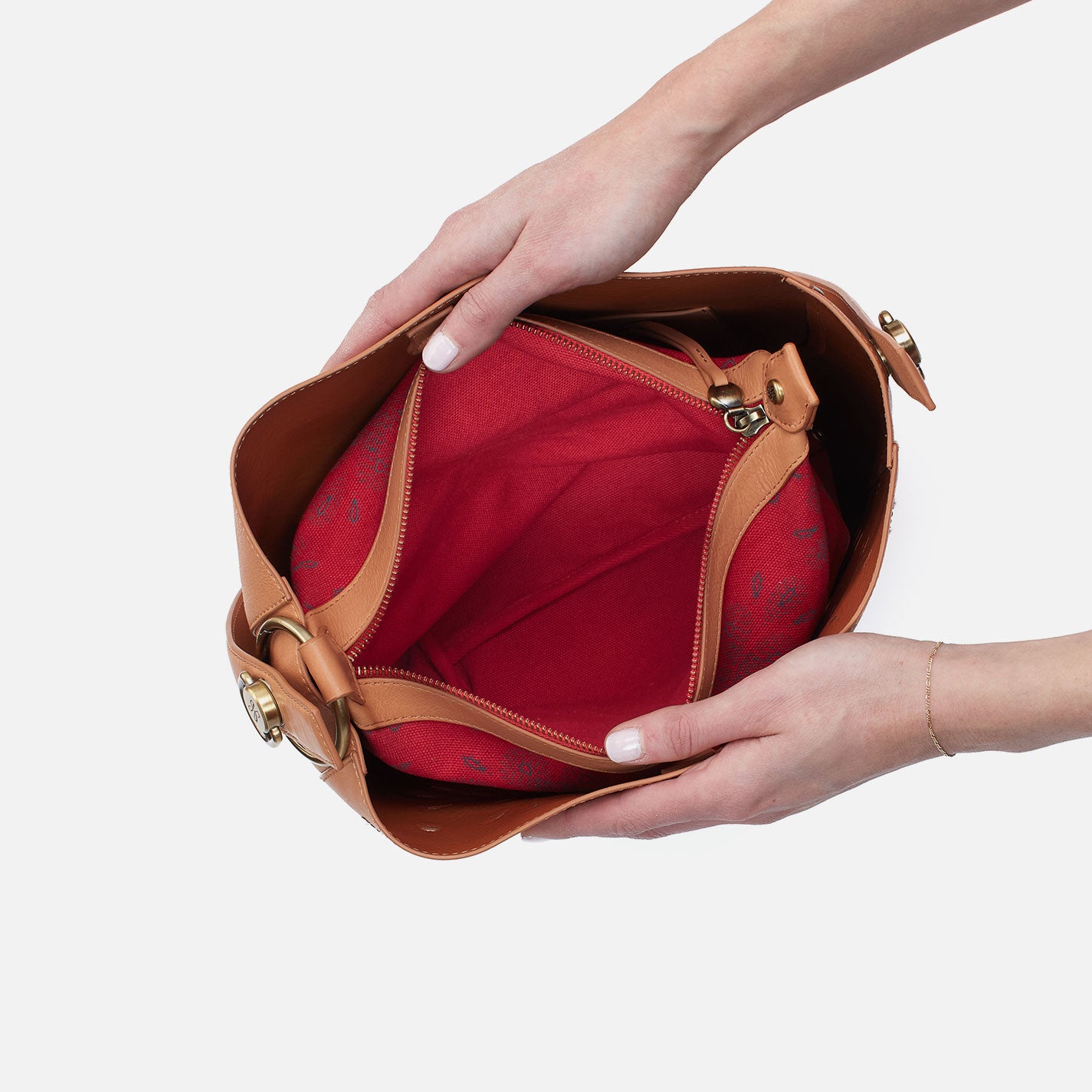 Catalina Hobo In Smooth Leather - Doe - Image 2