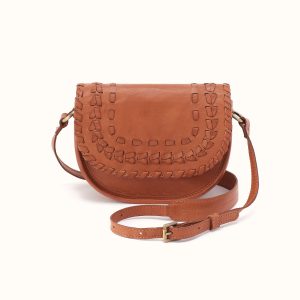 Kiva Small Crossbody in Washed Leather - Harvest Wheat
