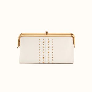 Lauren Clutch-Wallet in Pebbled Leather - Coastal Cloud