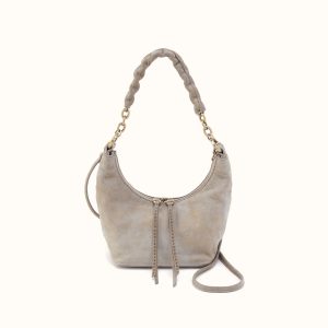 Astrid Small Crossbody in Nubuck Leather - Golden Granite