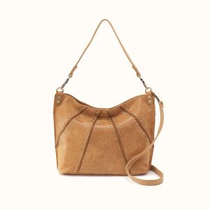 Pier Shoulder Bag In Buffed Leather - Whiskey