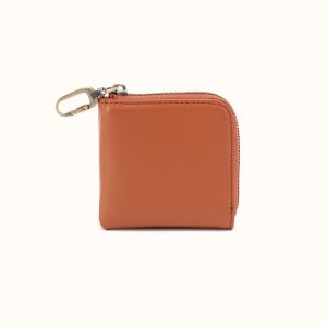 Cass Small Pouch In Pebbled Leather - Butterscotch