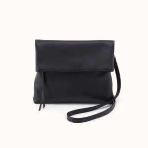 Draft Crossbody In Pebbled Leather - Black