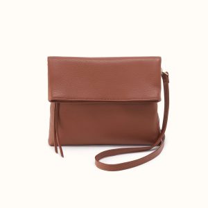 Draft Crossbody in Pebbled Leather - Bridle Brown