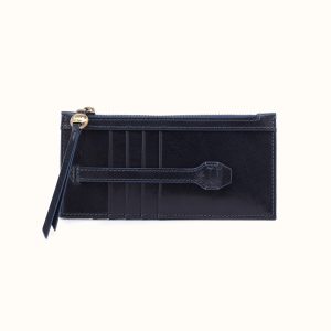 Carte Card Case in Patina Leather - Navy Horizon