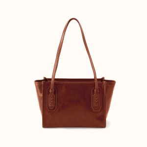 Expedition Small Tote in Patina Leather - Pecan Ridge