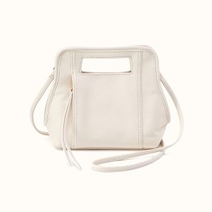 Ace Crossbody in Pebbled Leather - Coastal Cloud