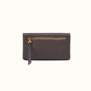 Lumen Continental Wallet In Pebbled Leather - Hearthstone