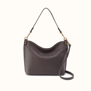 Pier Shoulder Bag In Pebbled Leather - Hearthstone