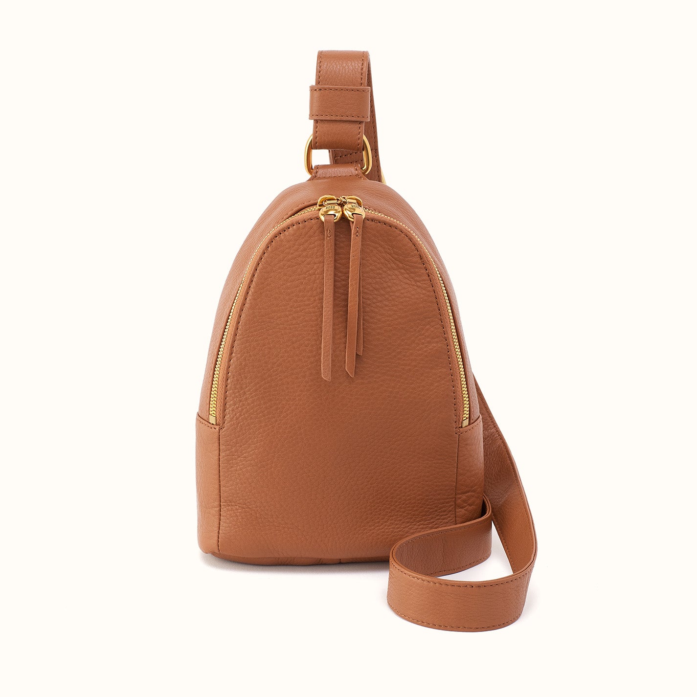 Fern Sling in Pebbled Leather - Warm Honey
