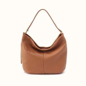 Harley Hobo in Pebbled Leather - Warm Honey