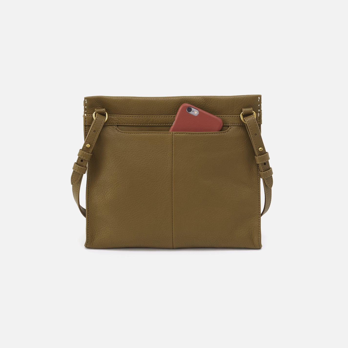 Austin Medium Crossbody In Pebbled Leather - Sunlit Sage - Image 4