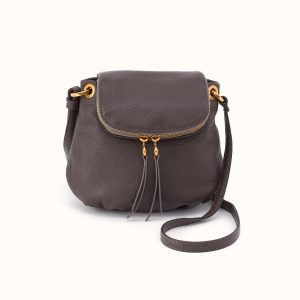 Fern Zip-Flap Crossbody In Pebbled Leather - Hearthstone