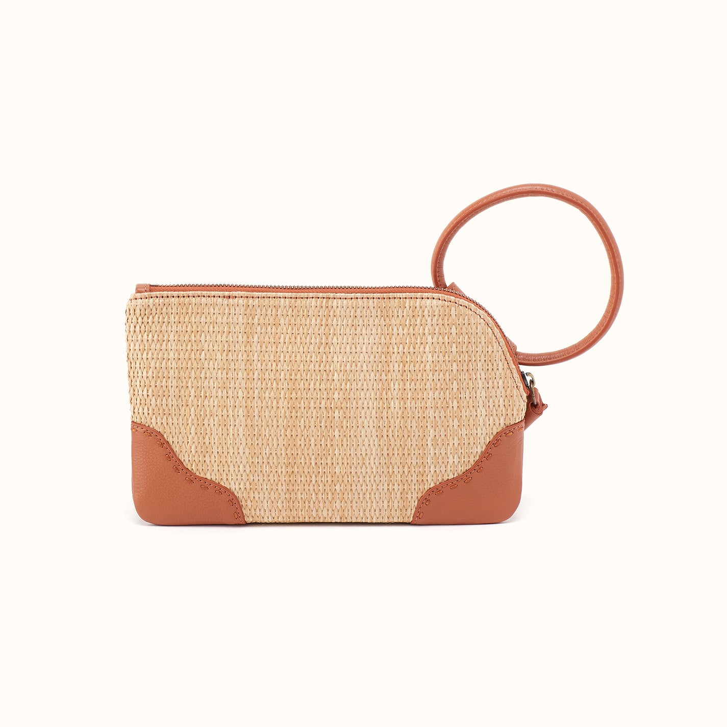 Sable Wristlet In Woven Straw - Natural Straw - Image 3