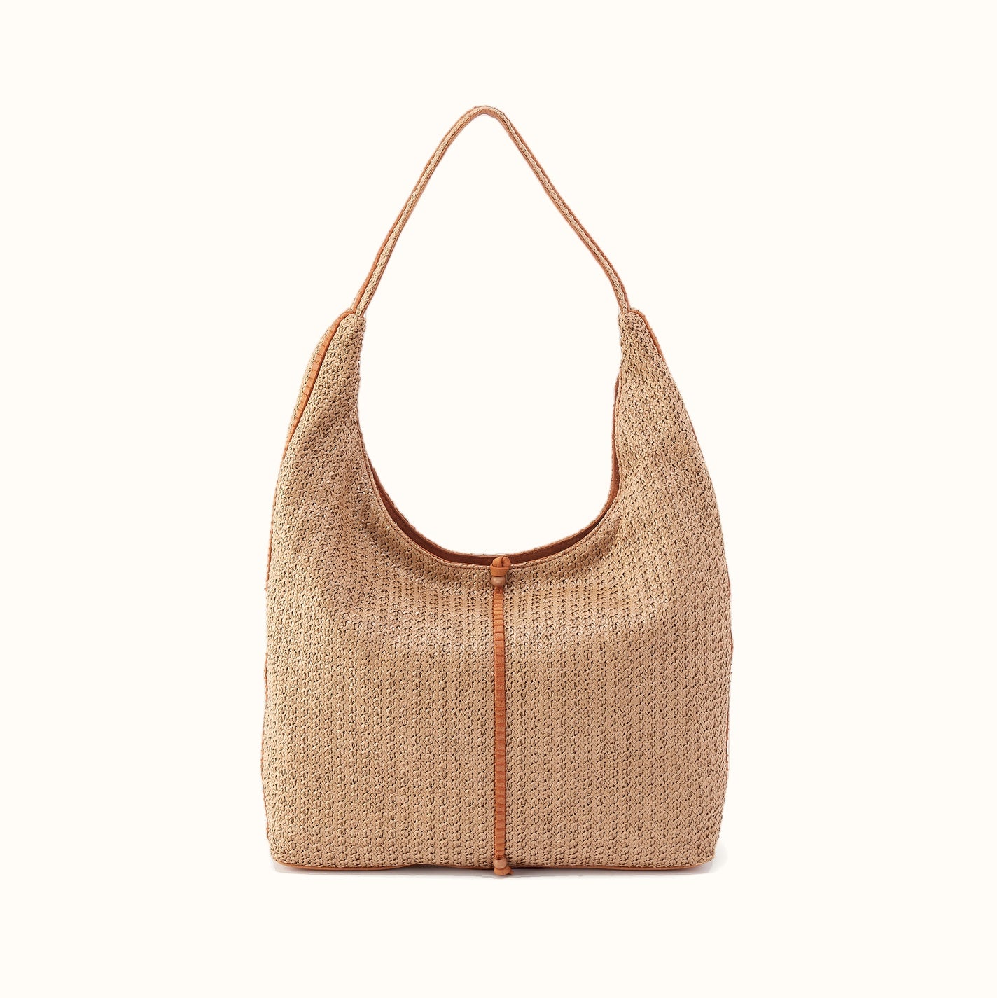 La Jolla Hobo In Woven Straw - Meadow Woven Straw