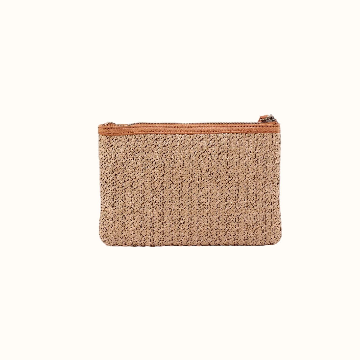 Straw Xo Pouch In Woven Straw - Meadow Woven Straw - Image 3