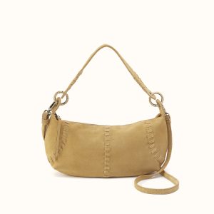 Opal Mini Shoulder In Suede Leather - Twilight Fern