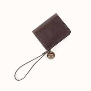 Coin Wristlet Wallet in Polished Leather - Hearthstone