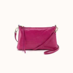 Darcy Crossbody in Polished Leather - Cactus Flower