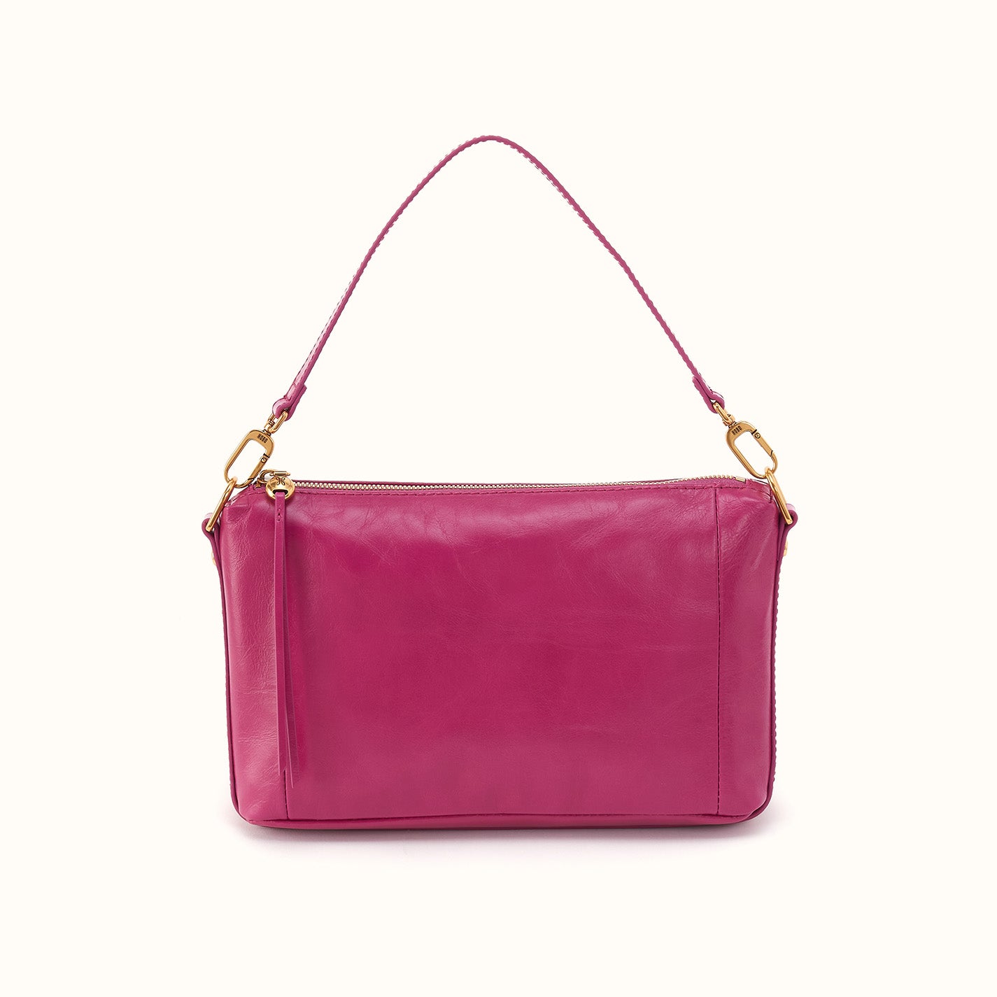 Darcy Carry-All Crossbody in Polished Leather - Cactus Flower - Image 4