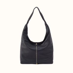 La Jolla Hobo In Cloud Leather - Black