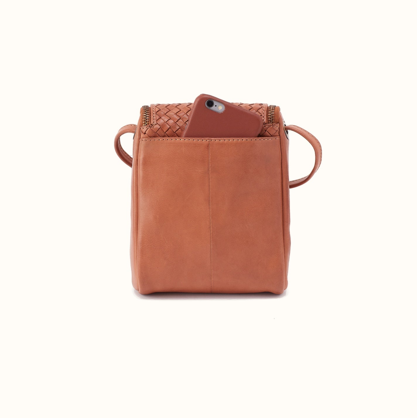 Fern Crossbody In Washed Leather - Harvest Wheat - Image 3